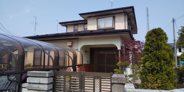   八戸市・H様　屋根塗装工事