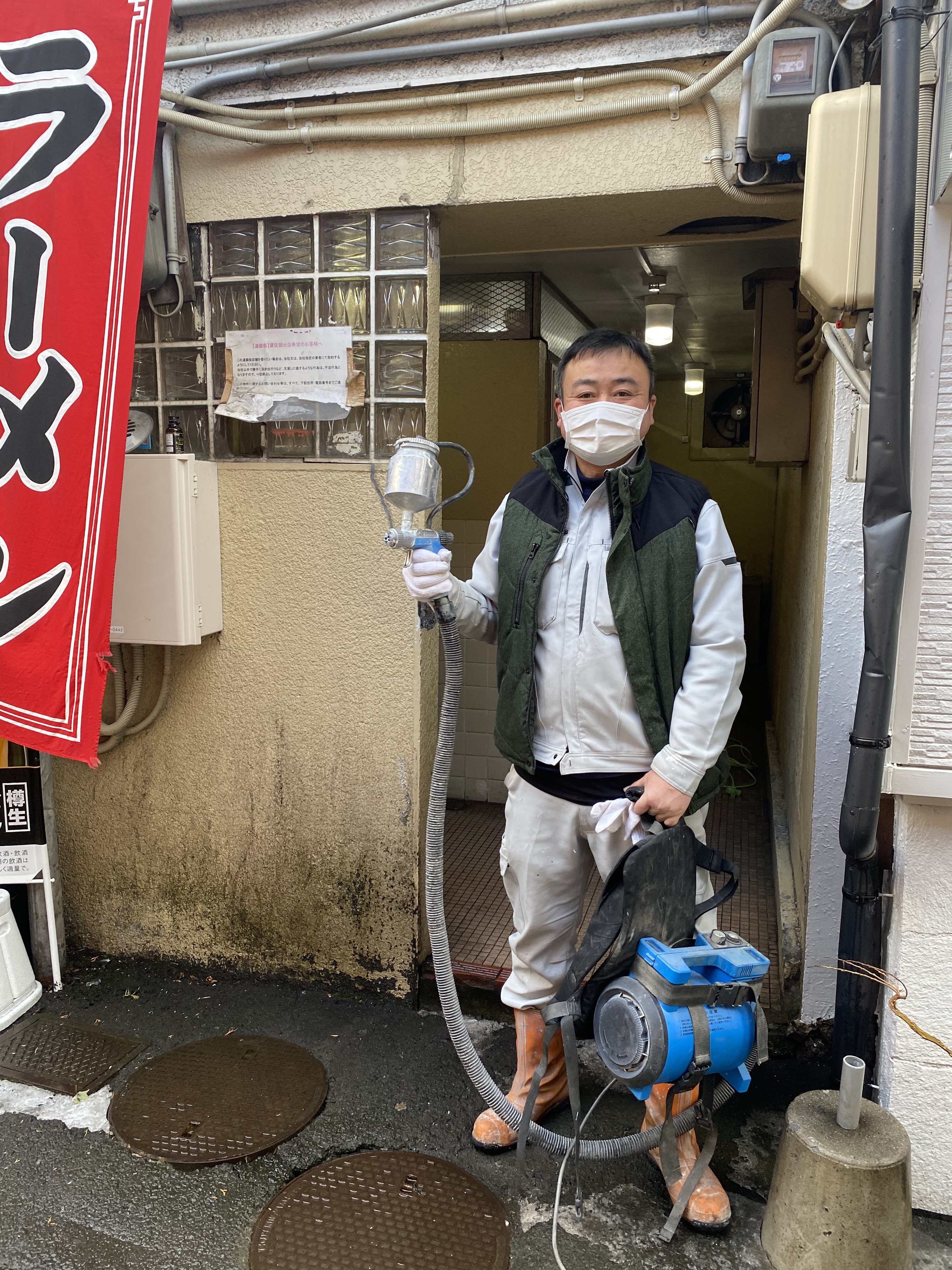 八戸中心街をインラシュコートで元気に