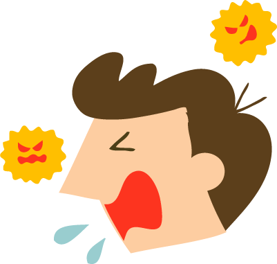 花粉症で辛いです