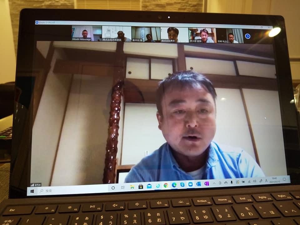 塗魂ペインターズのzoom会議