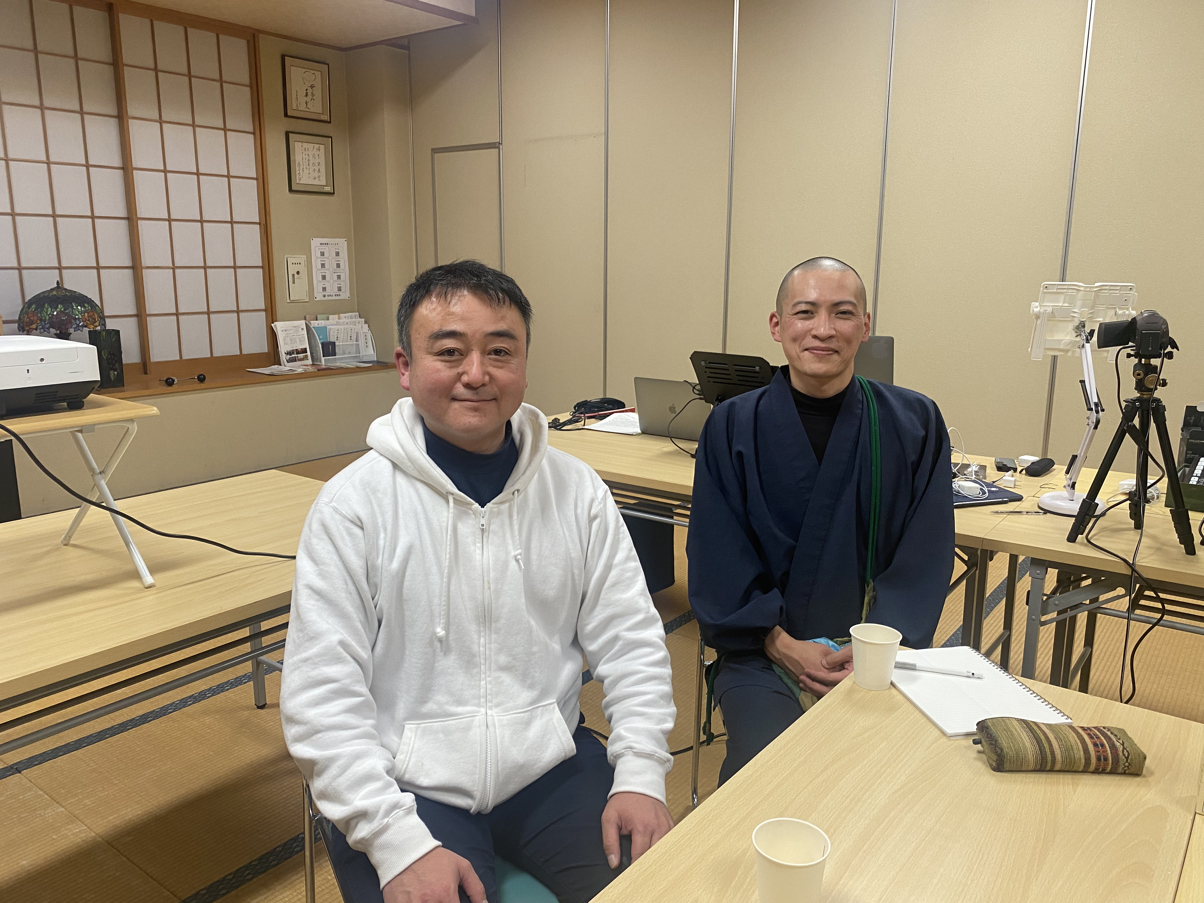 テレビの取材を受けました