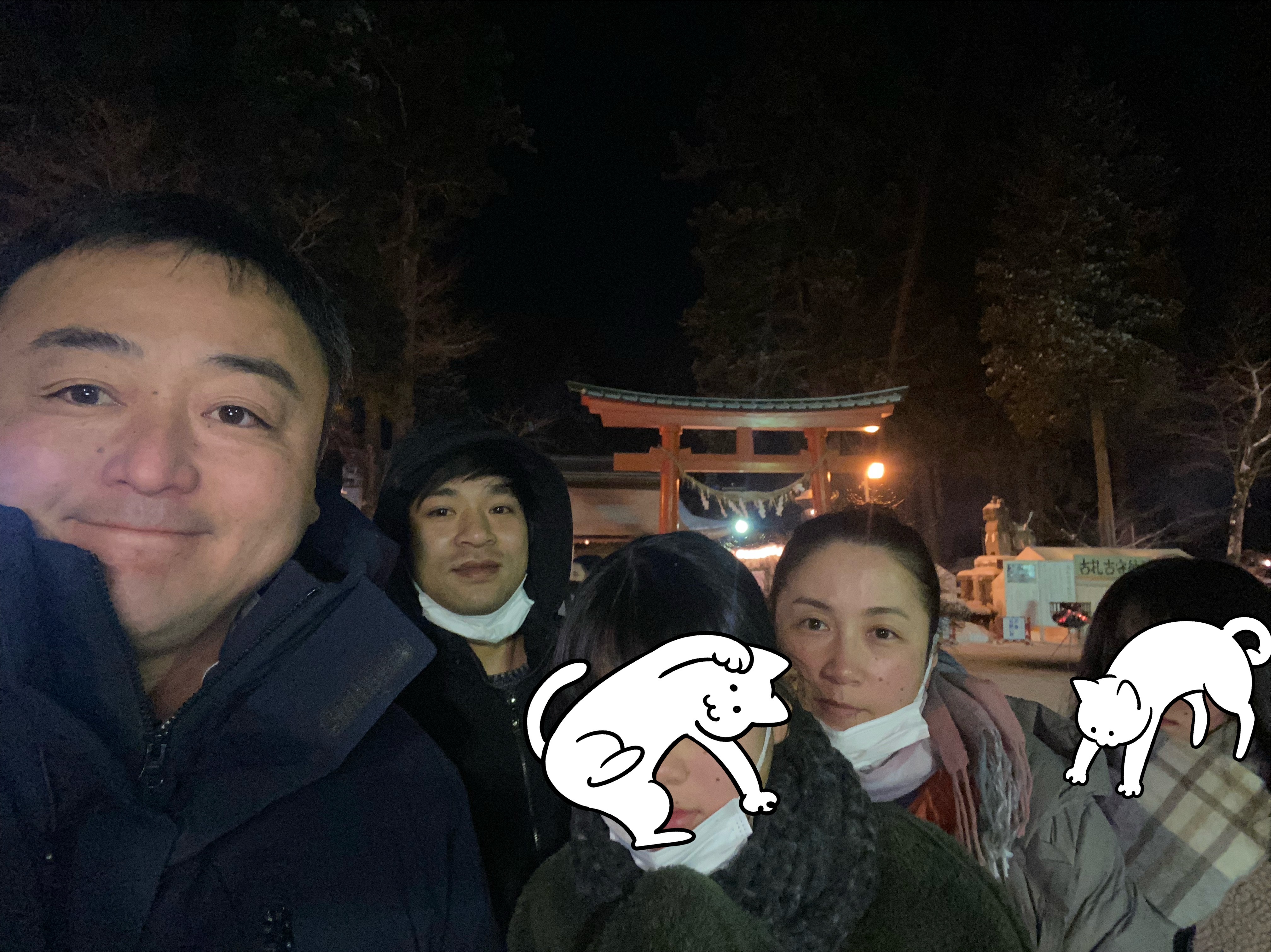 初詣行ってきました。