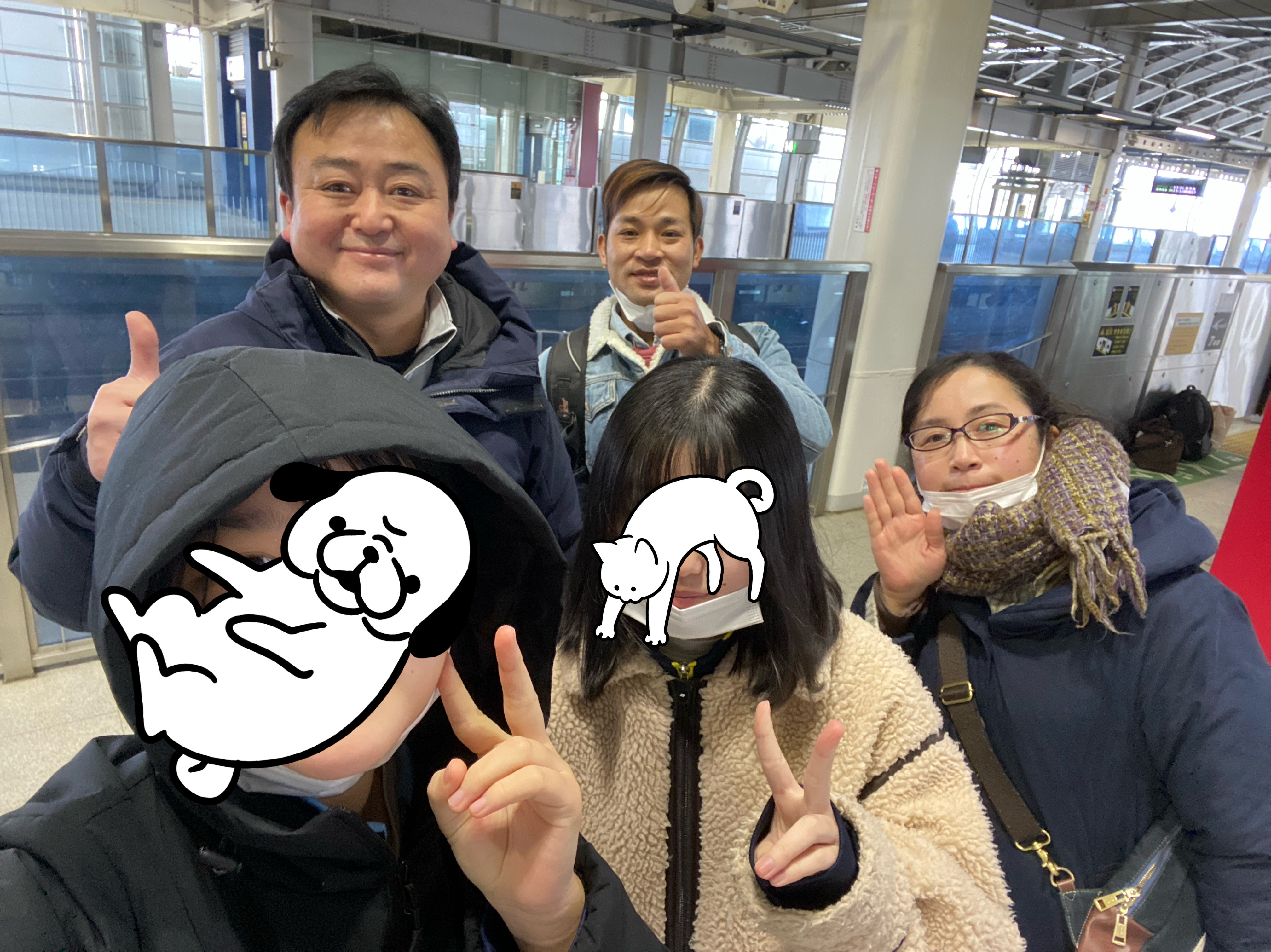 ソン君が故郷へ帰りました